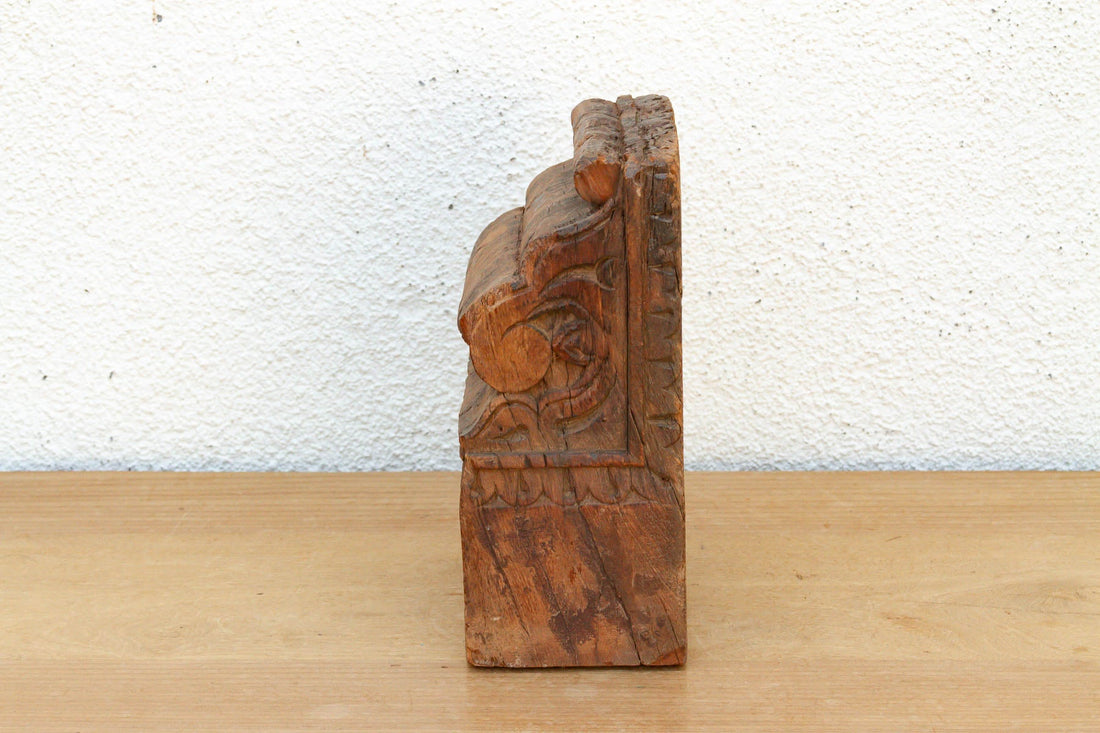 Antique Aged Teak Architectural Fragment