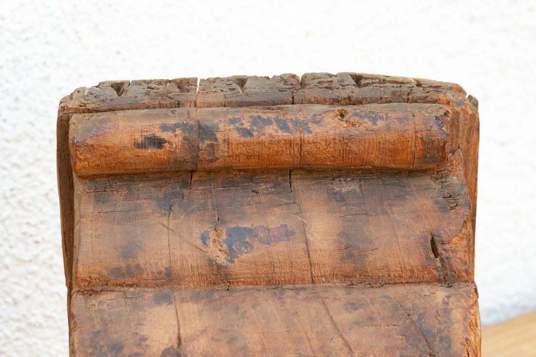 Antique Aged Teak Architectural Fragment
