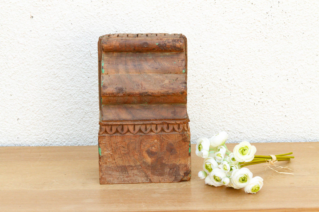 Authentic Northern India Teak Corbel