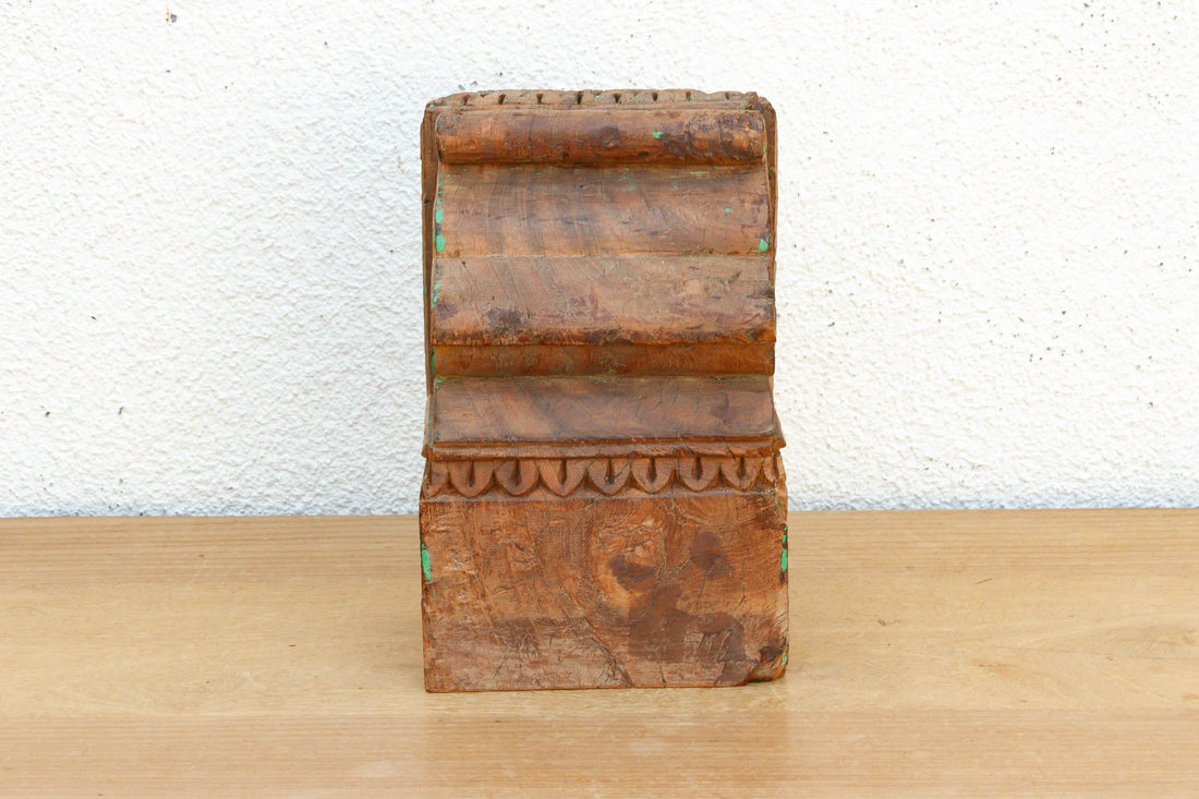 Authentic Northern India Teak Corbel