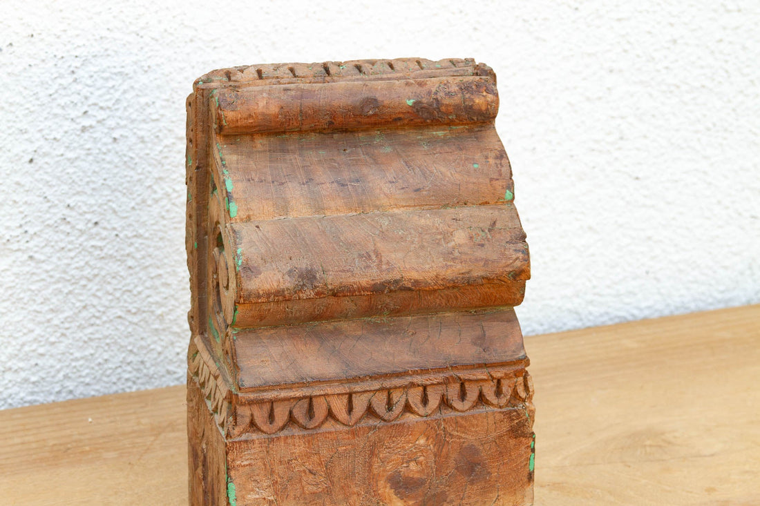 Authentic Northern India Teak Corbel