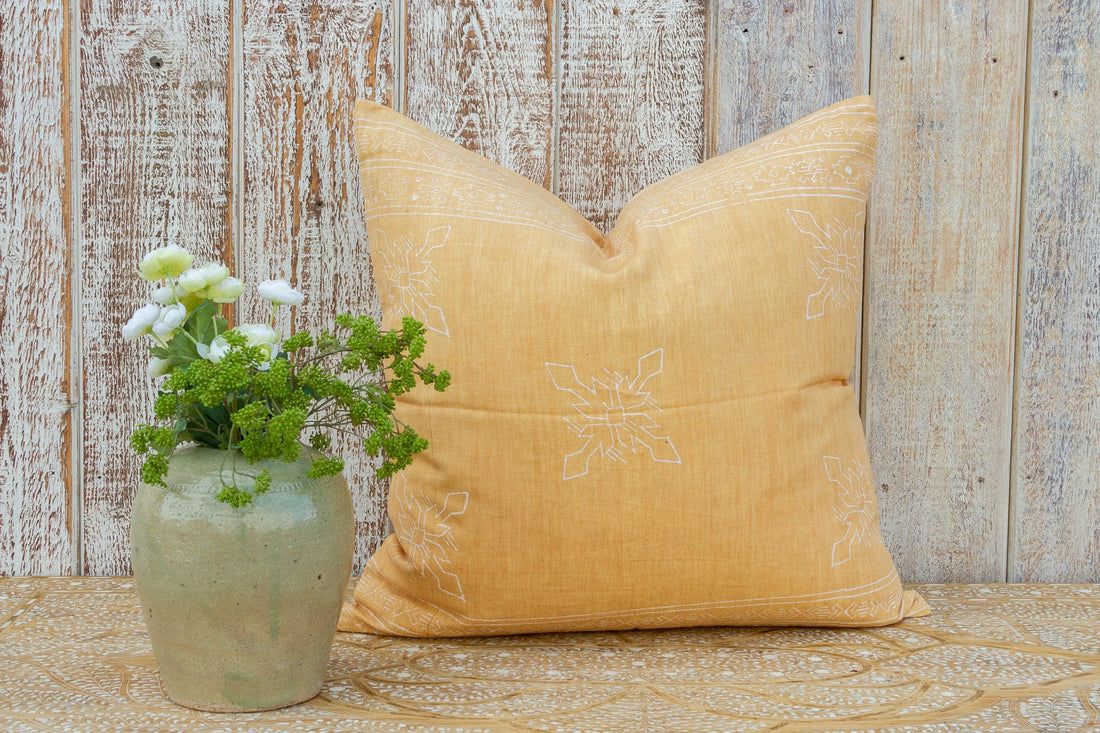 Jaipur Blockprint Linen Pillow Cover