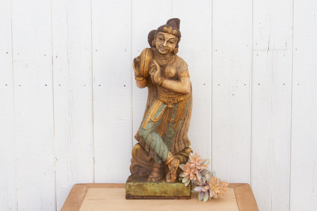 Southern Indian Stone Celestial Figure