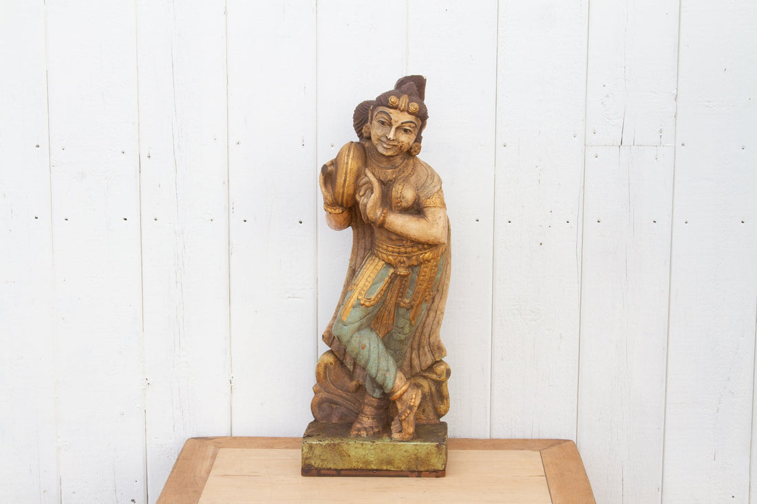 Southern Indian Stone Celestial Figure