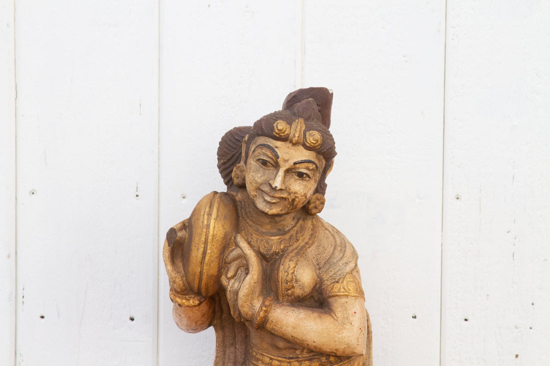 Southern Indian Stone Celestial Figure
