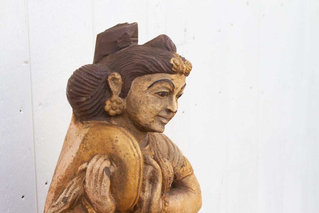 Southern Indian Stone Celestial Figure