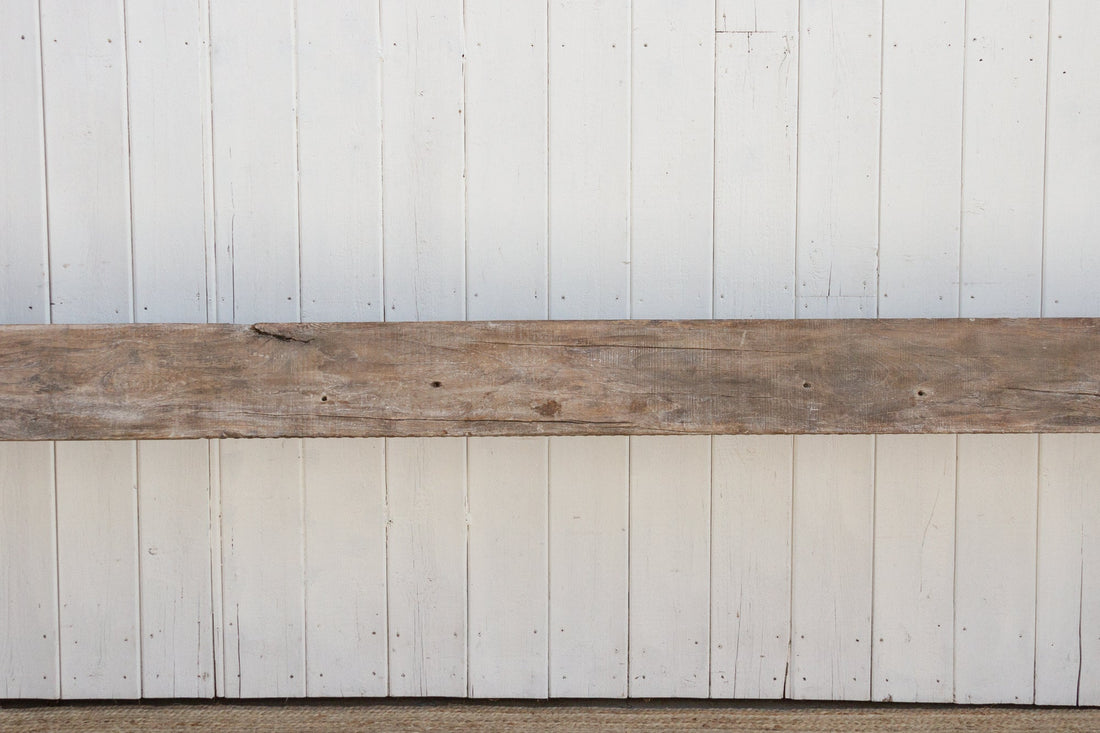 Antique 10ft Long Teak Indian Beam