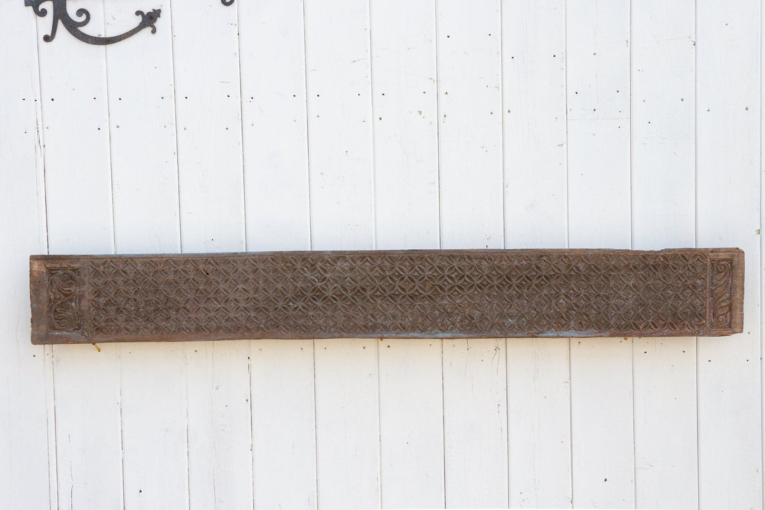 Oxidized Teak Moorish Antique Panel-Jama