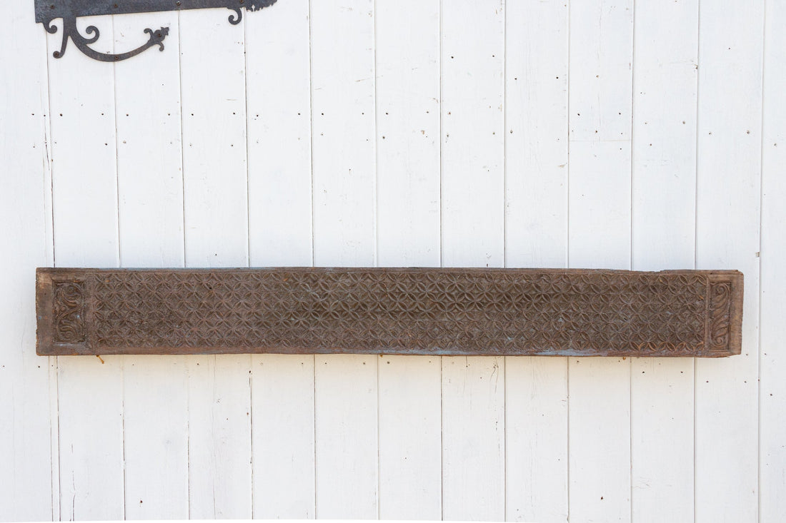 Oxidized Teak Moorish Antique Panel-Jama