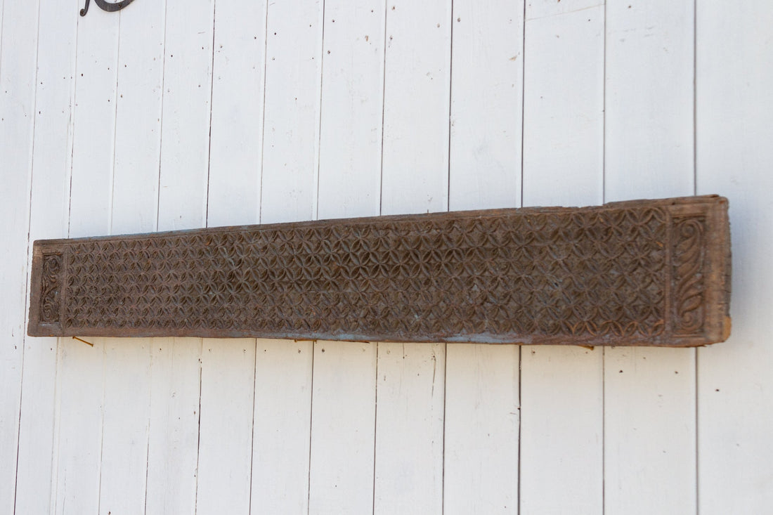 Oxidized Teak Moorish Antique Panel-Jama