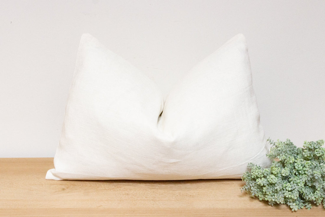Aya Antique Uzbek Suzani Linen Pillow
