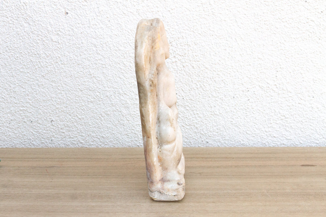 Antique Indian Marble Brahma Statue