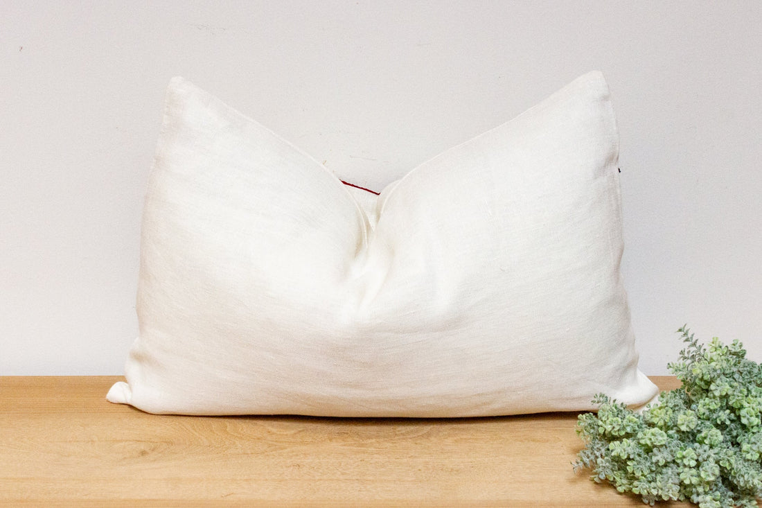 Jana Antique Uzbek Suzani Linen Pillow
