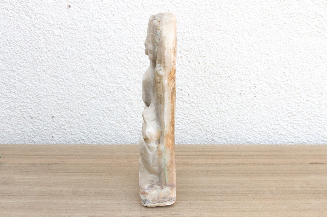 Antique Indian Marble Brahma Statue