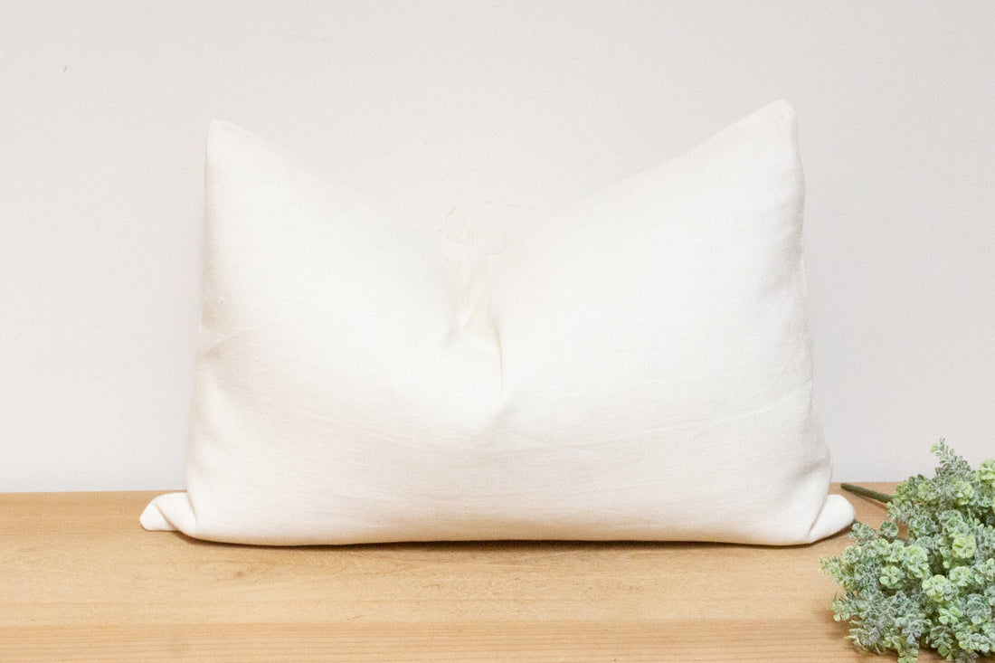 Antique Uzbek Suzani Linen Pillow