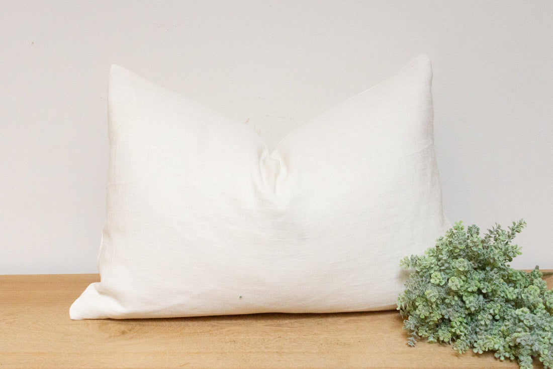 Basil Antique Uzbek Suzani Linen Pillow