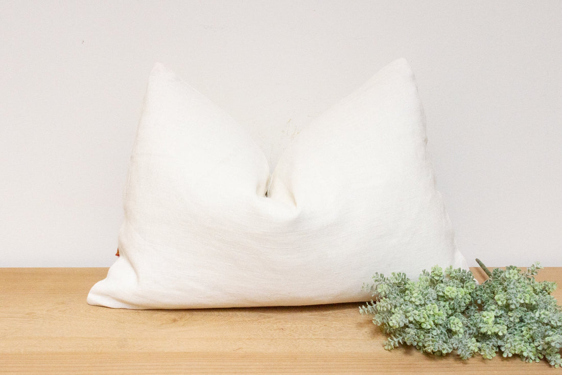 Aisha Antique Uzbek Suzani Linen Pillow