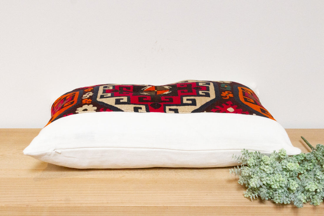 Lasya Antique Lakai Tribe Linen Pillow