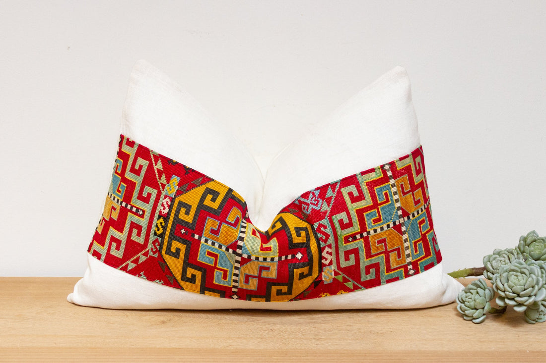 Kiala Antique Lakai Tribe Linen Pillow