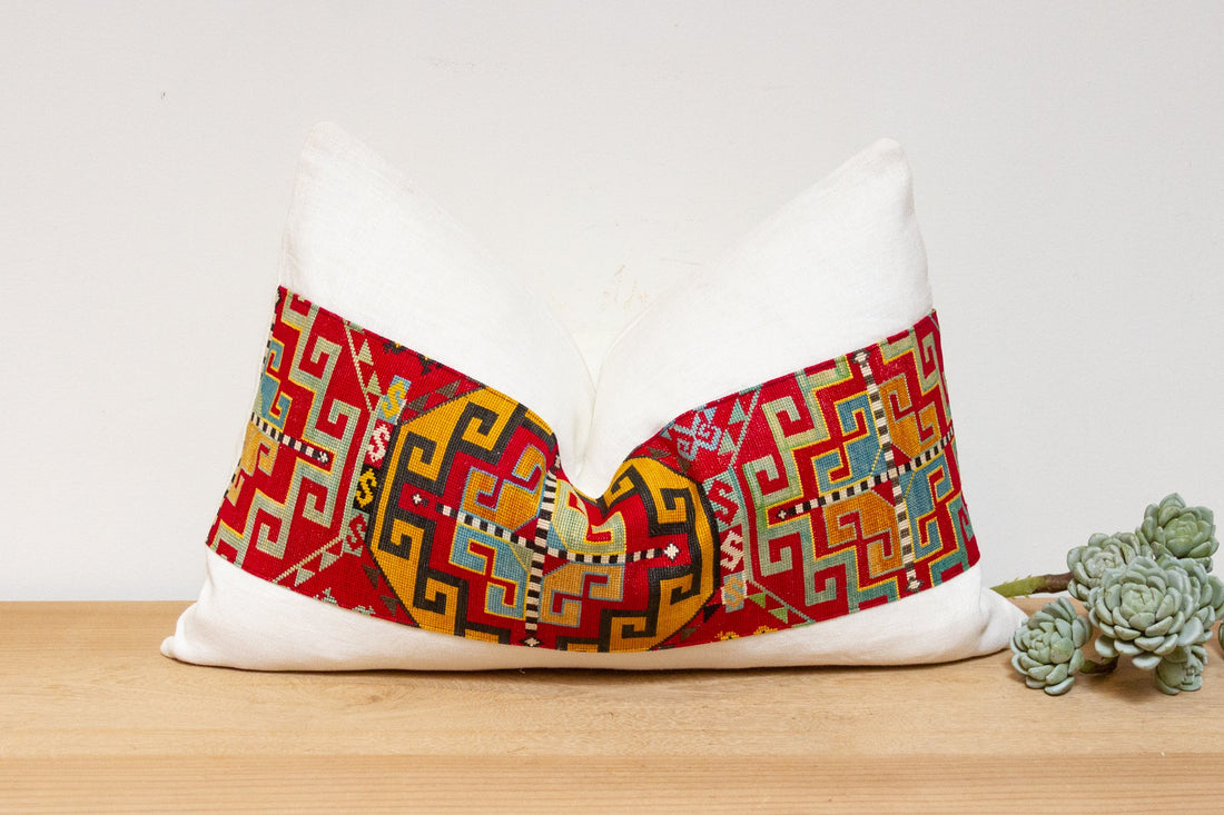 Kiala Antique Lakai Tribe Linen Pillow