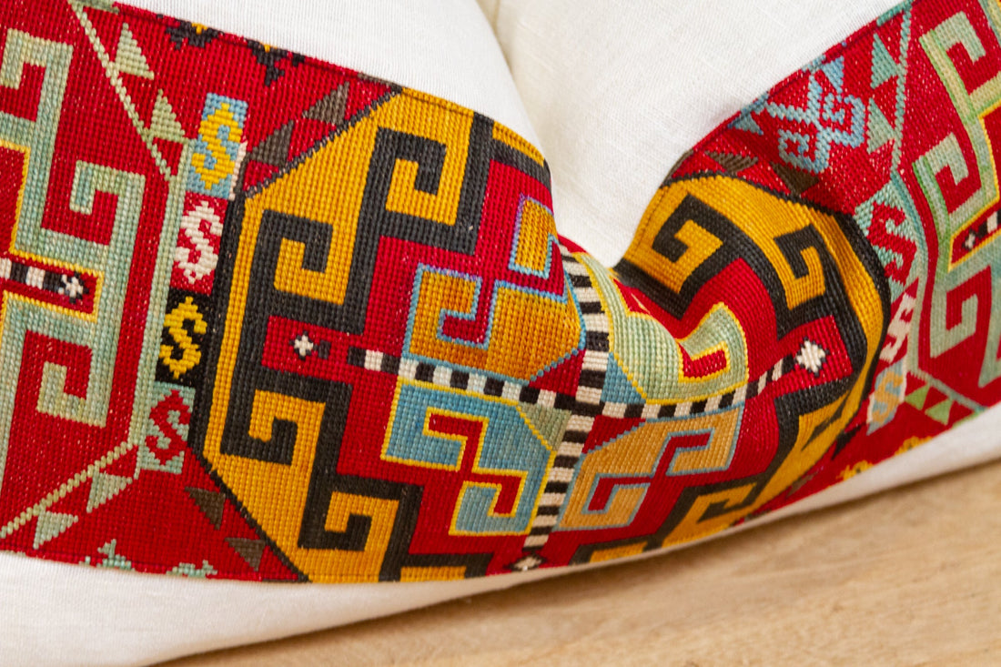 Kiala Antique Lakai Tribe Linen Pillow