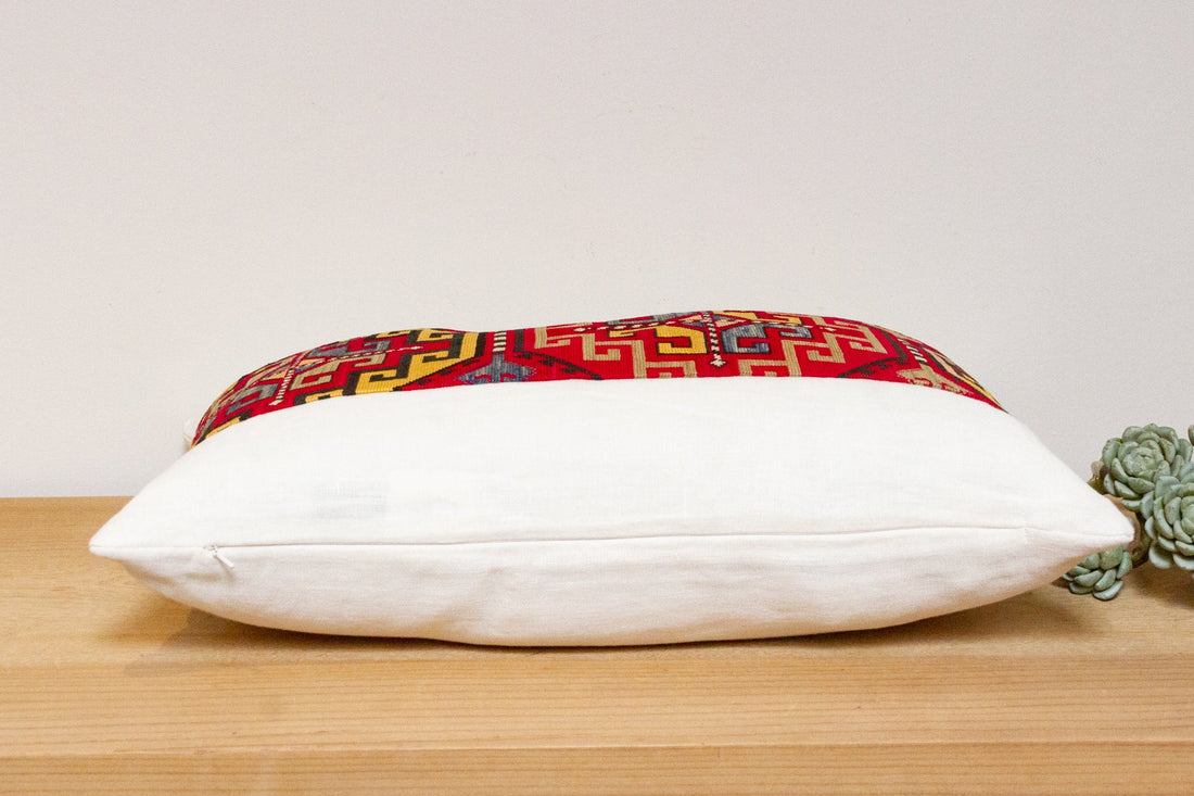 Amina Antique Lakai Tribe Linen Pillow