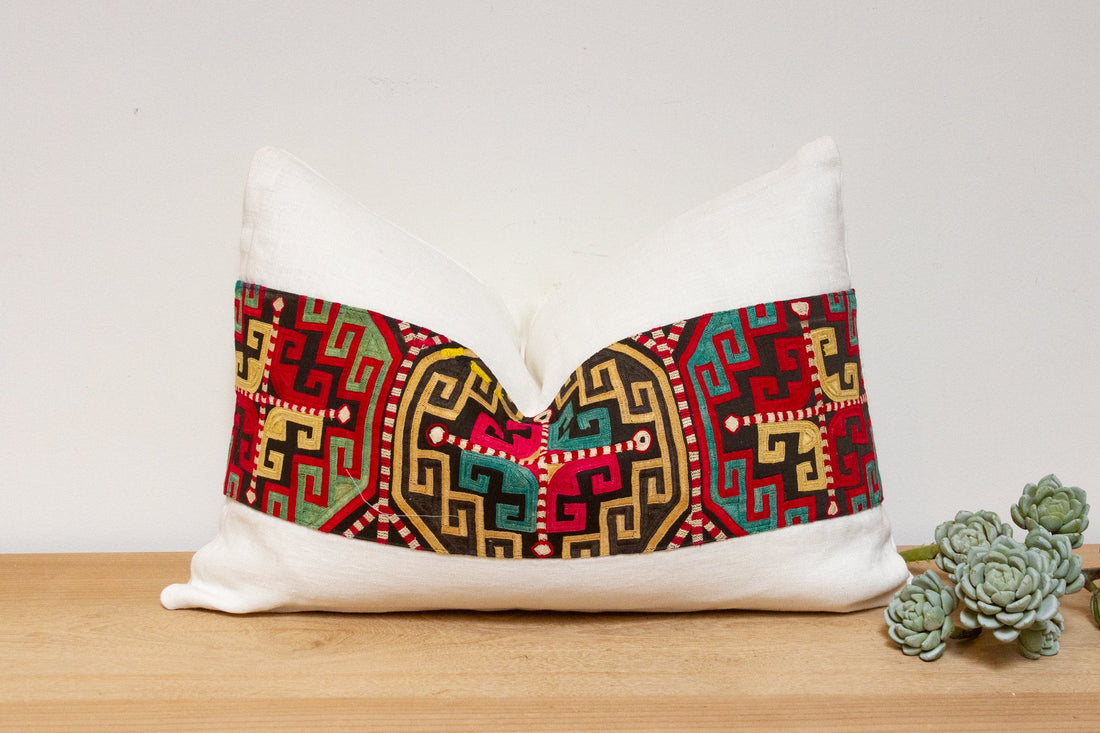 Gul Antique Lakai Tribe Linen Pillow