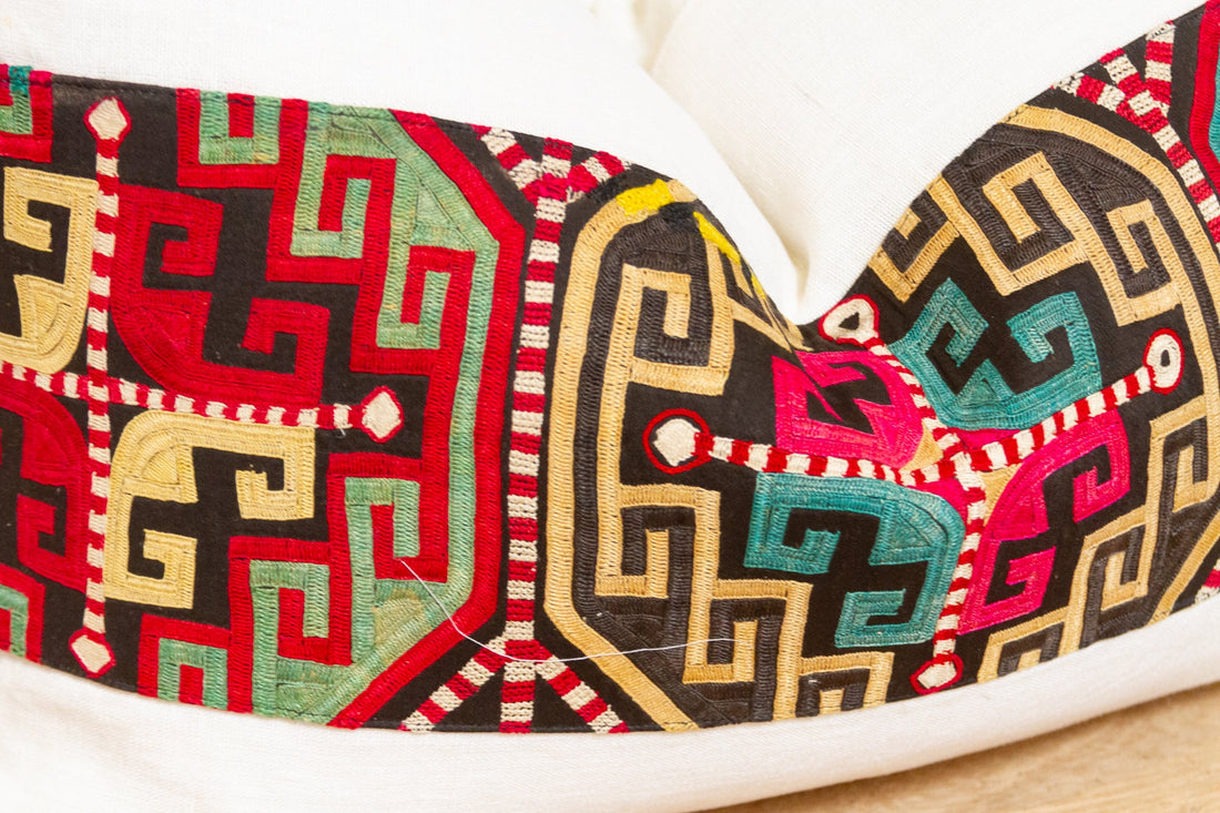 Gul Antique Lakai Tribe Linen Pillow