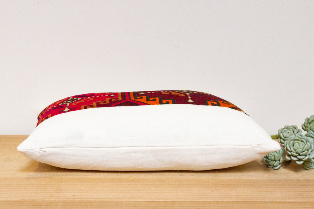 Aabir Antique Lakai Tribe Linen Pillow
