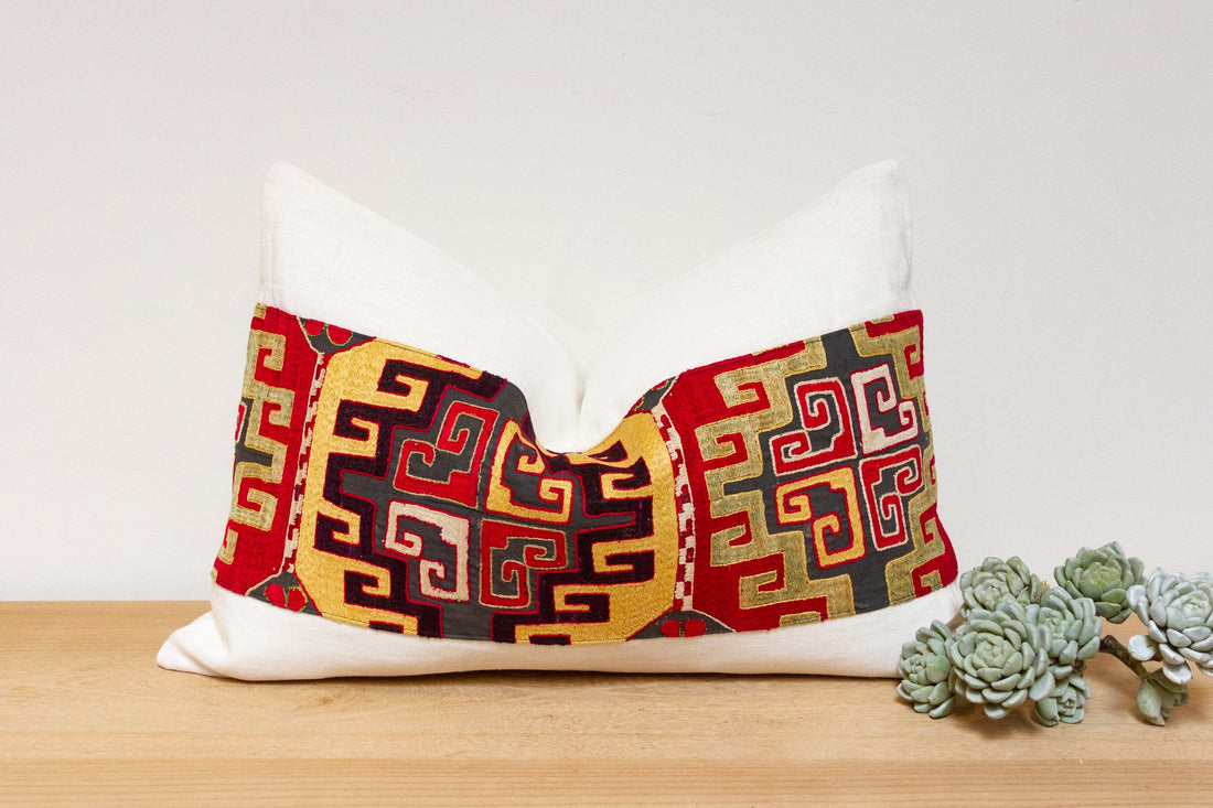 Asal Antique Lakai Tribe Linen Pillow