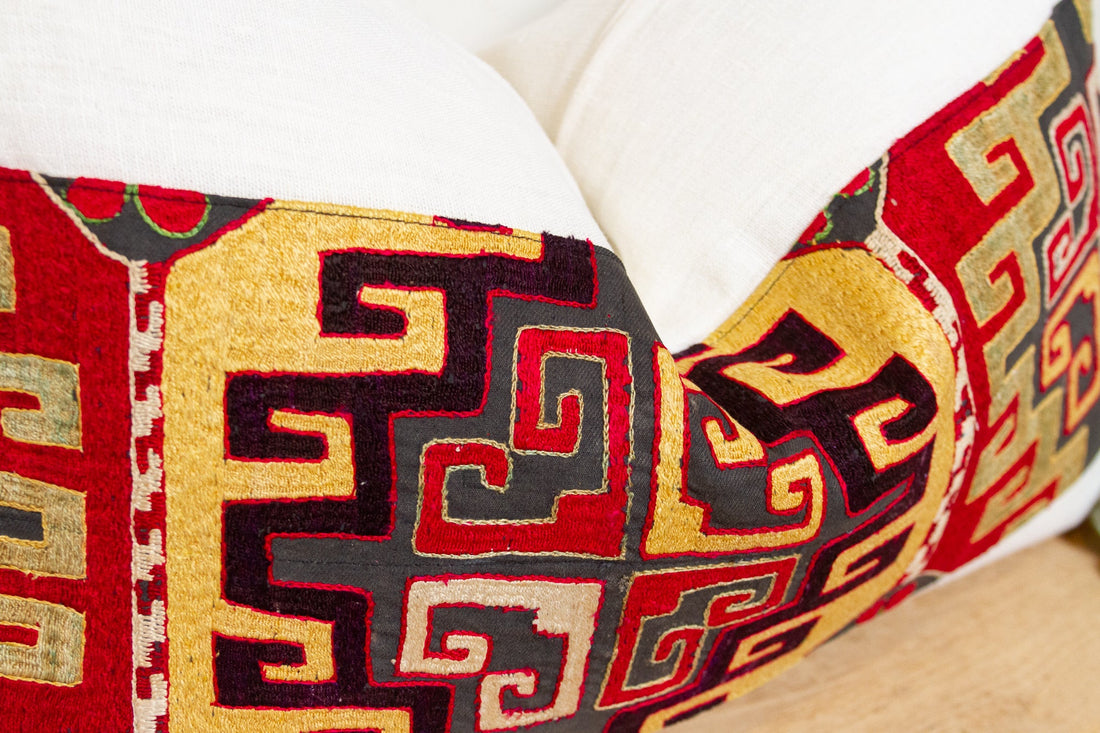 Asal Antique Lakai Tribe Linen Pillow