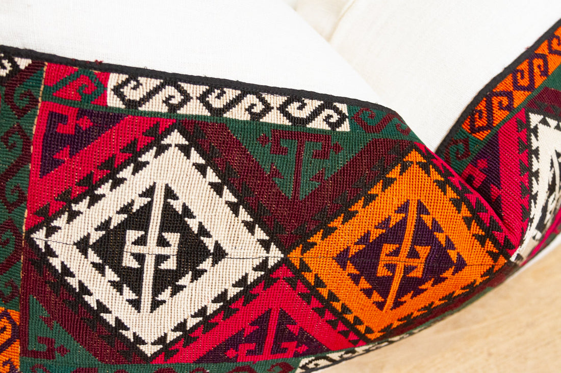 Taara Antique Lakai Tribe Linen Pillow
