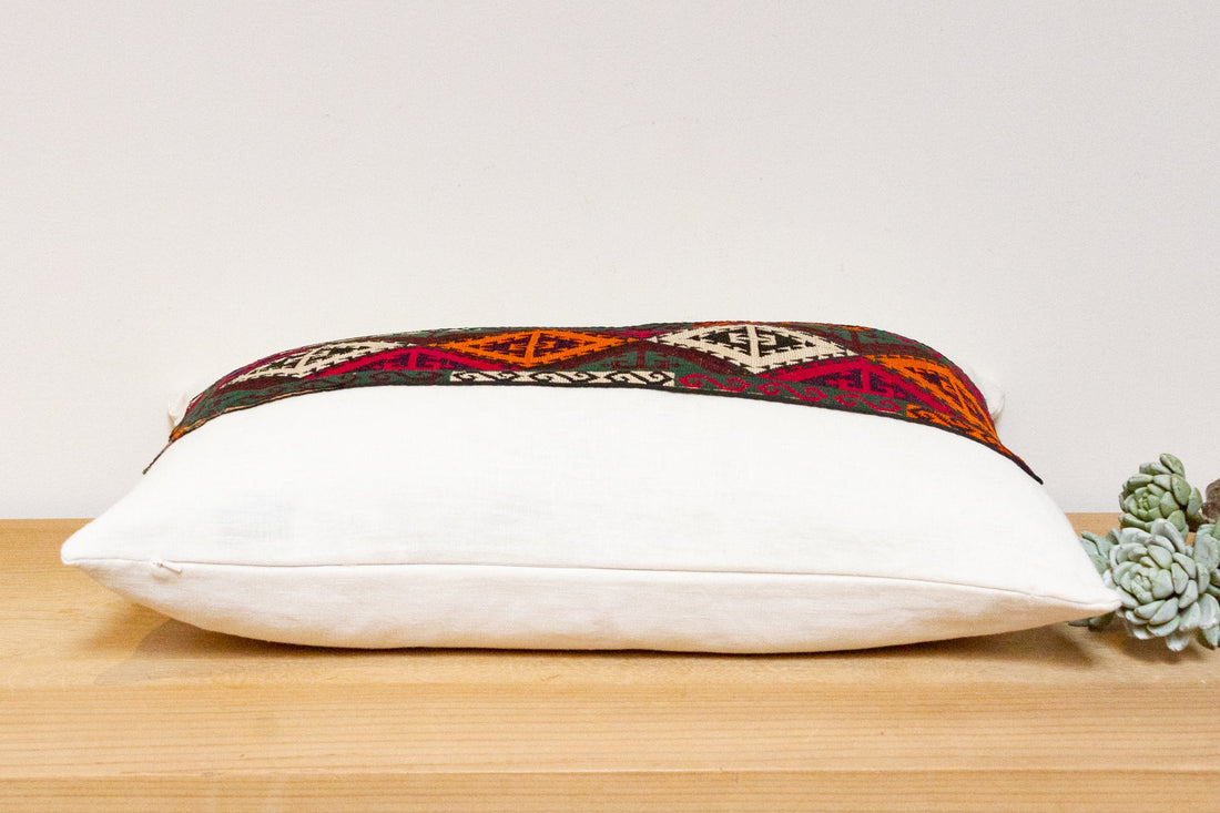 Taara Antique Lakai Tribe Linen Pillow