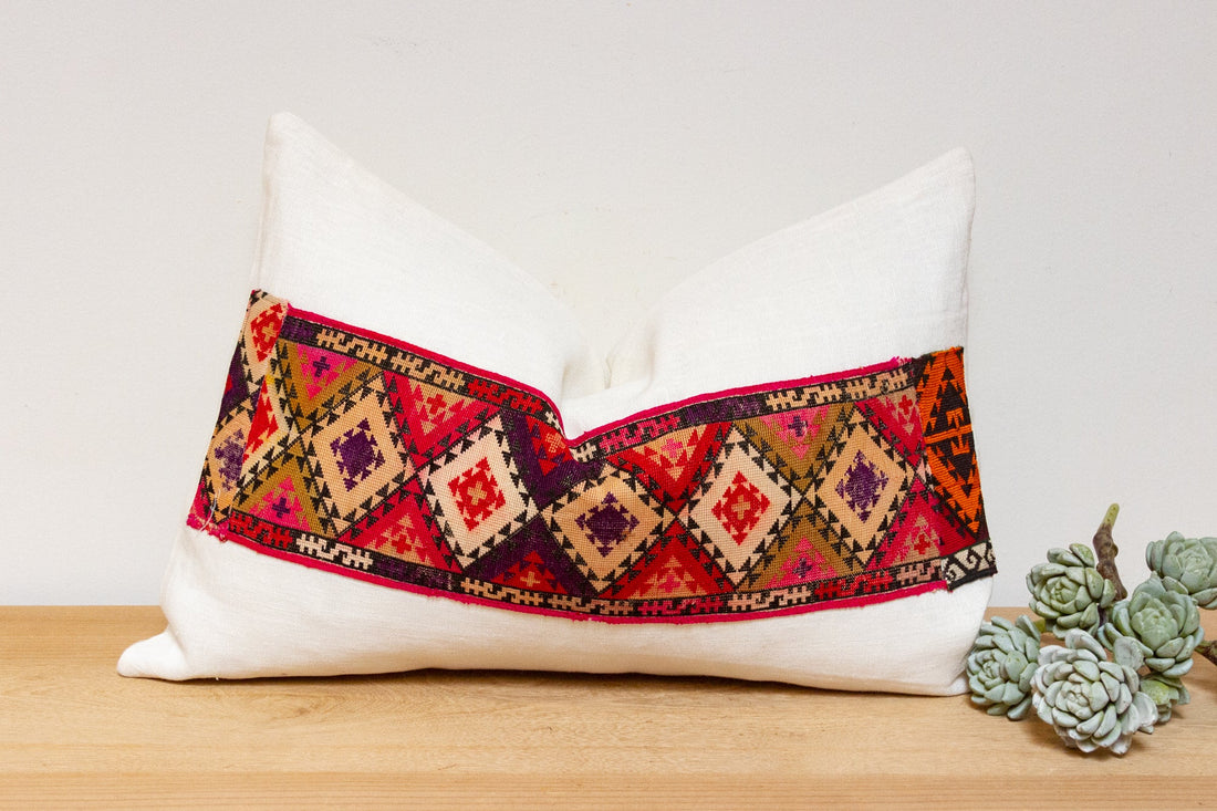 Sumbul Antique Lakai Tribe Linen Pillow