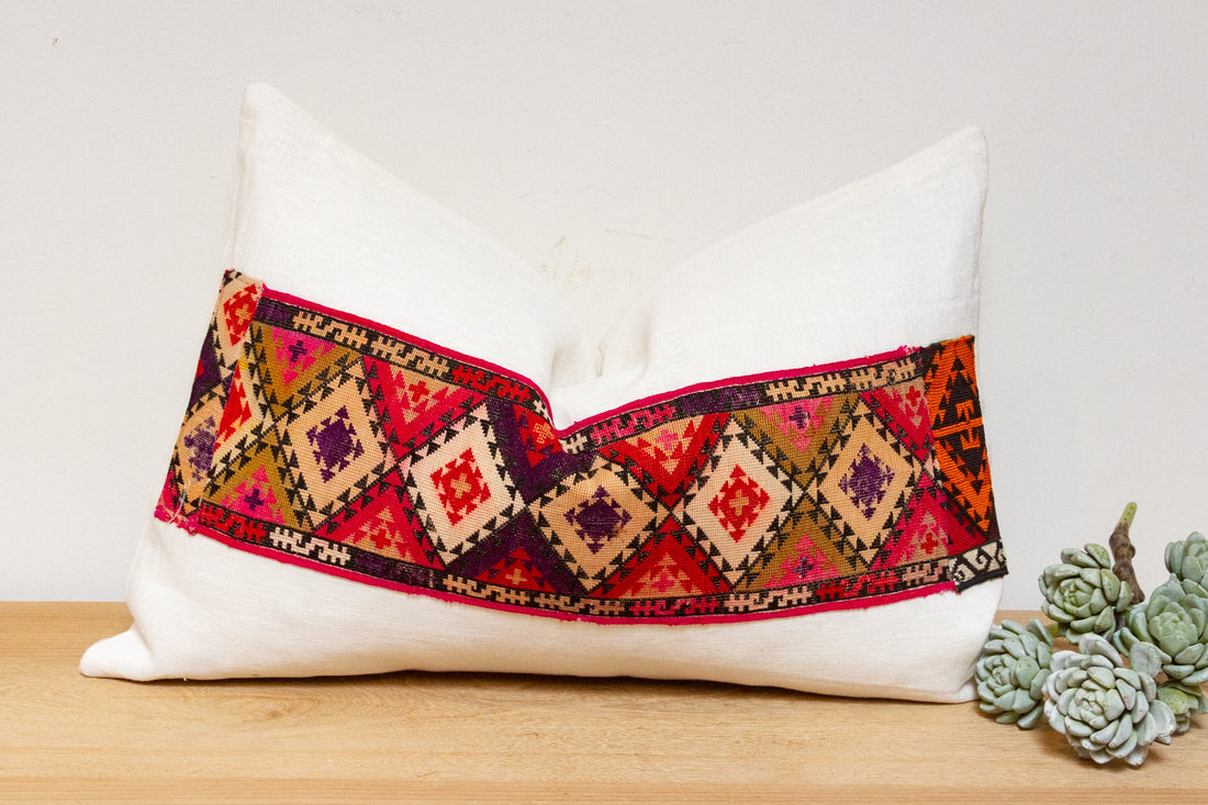 Sumbul Antique Lakai Tribe Linen Pillow