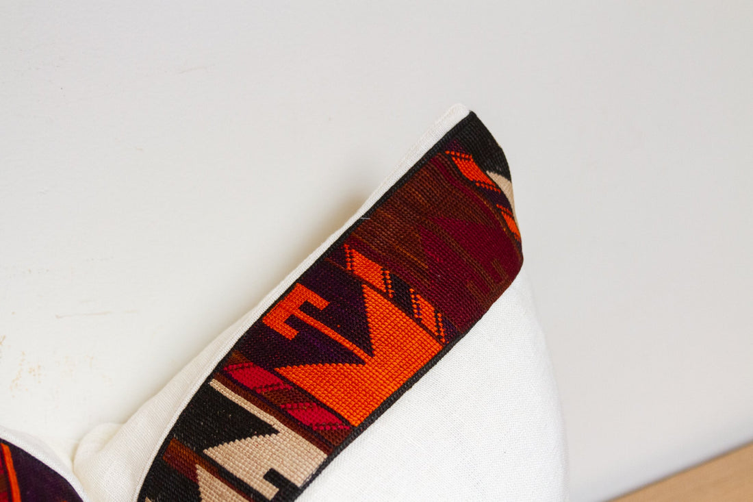 Tribal Antique Lakai Tribe Linen Pillow