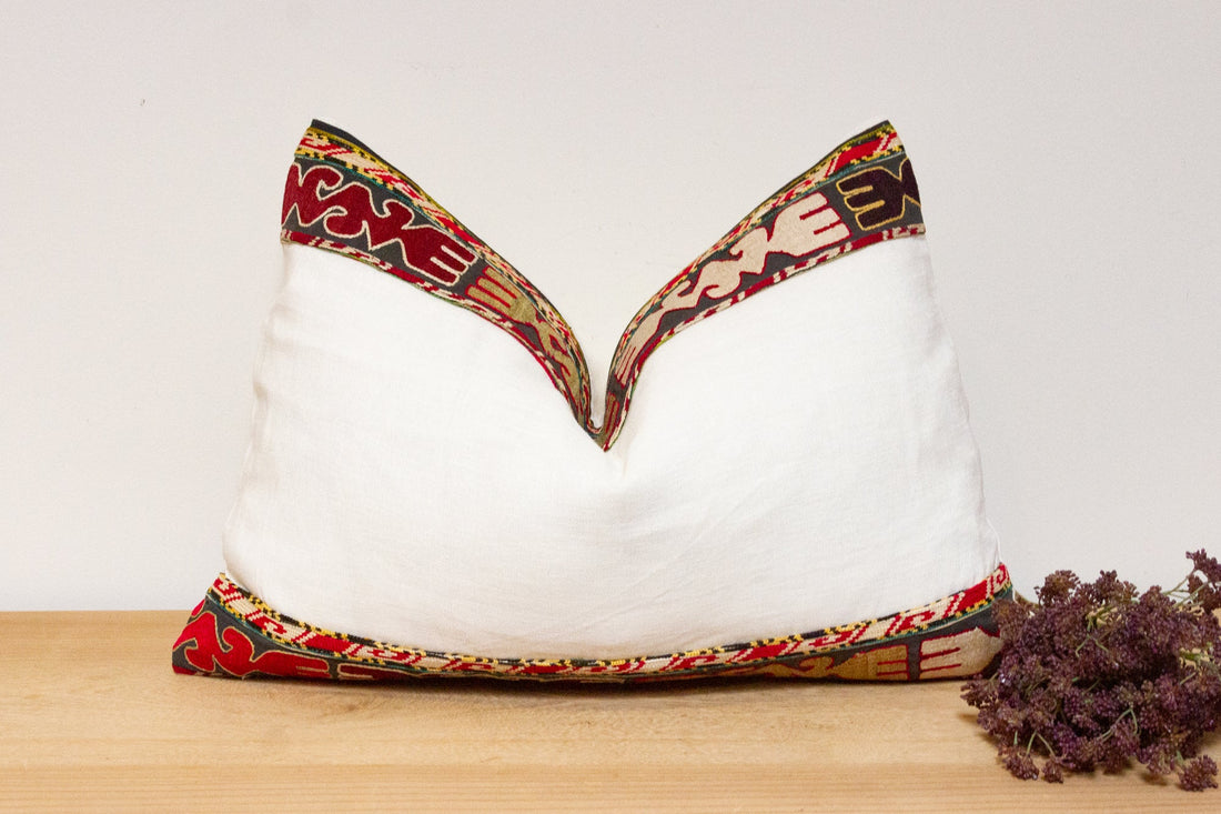 Mani Antique Lakai Tribe Linen Pillow