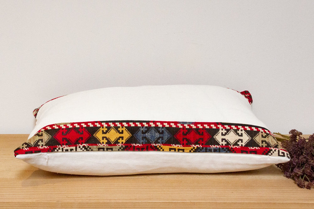 Avie Antique Lakai Tribe Linen Pillow