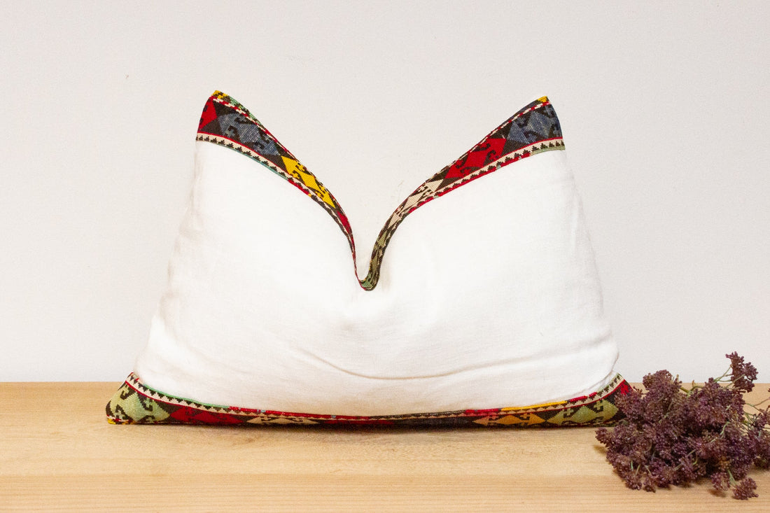 Ara Antique Lakai Tribe Linen Pillow