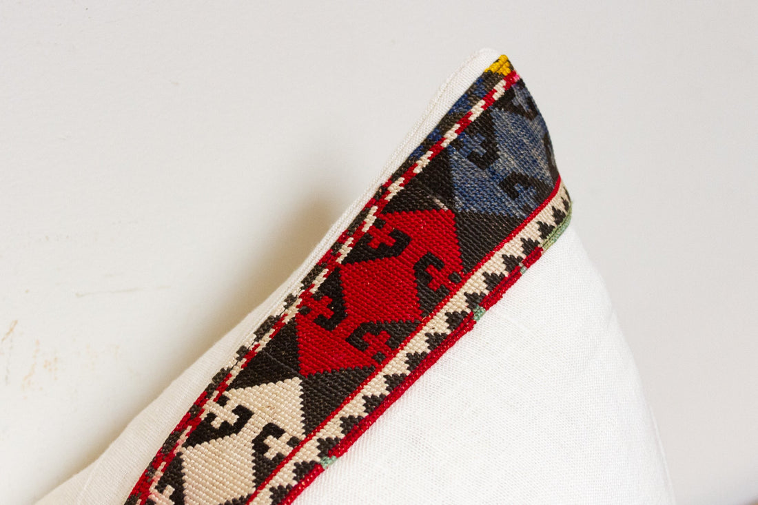 Ara Antique Lakai Tribe Linen Pillow