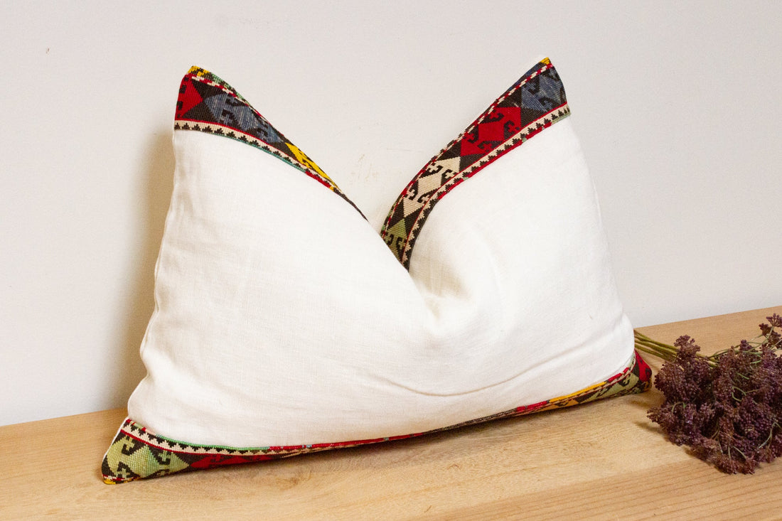 Ara Antique Lakai Tribe Linen Pillow