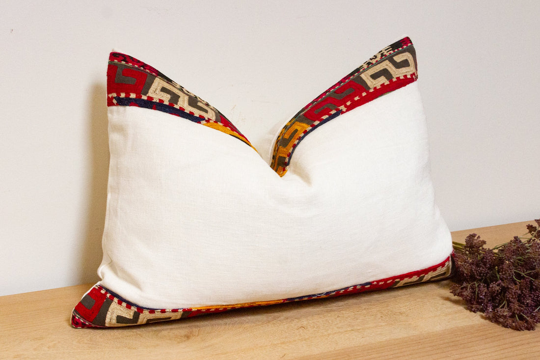 Zahra Antique Lakai Tribe Linen Pillow