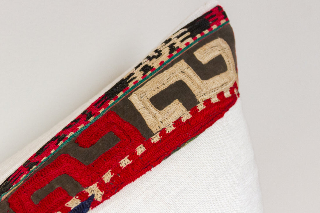 Zahra Antique Lakai Tribe Linen Pillow