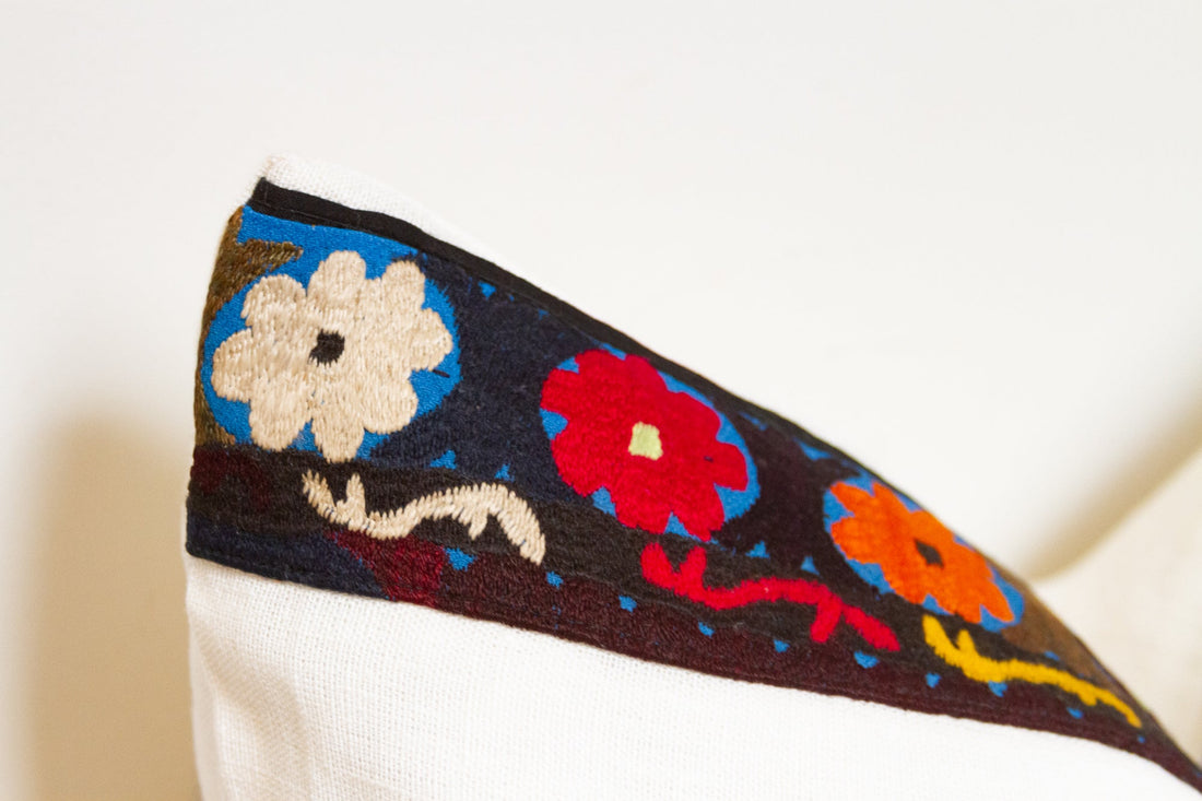 Azar Antique Lakai Tribe Linen Pillow