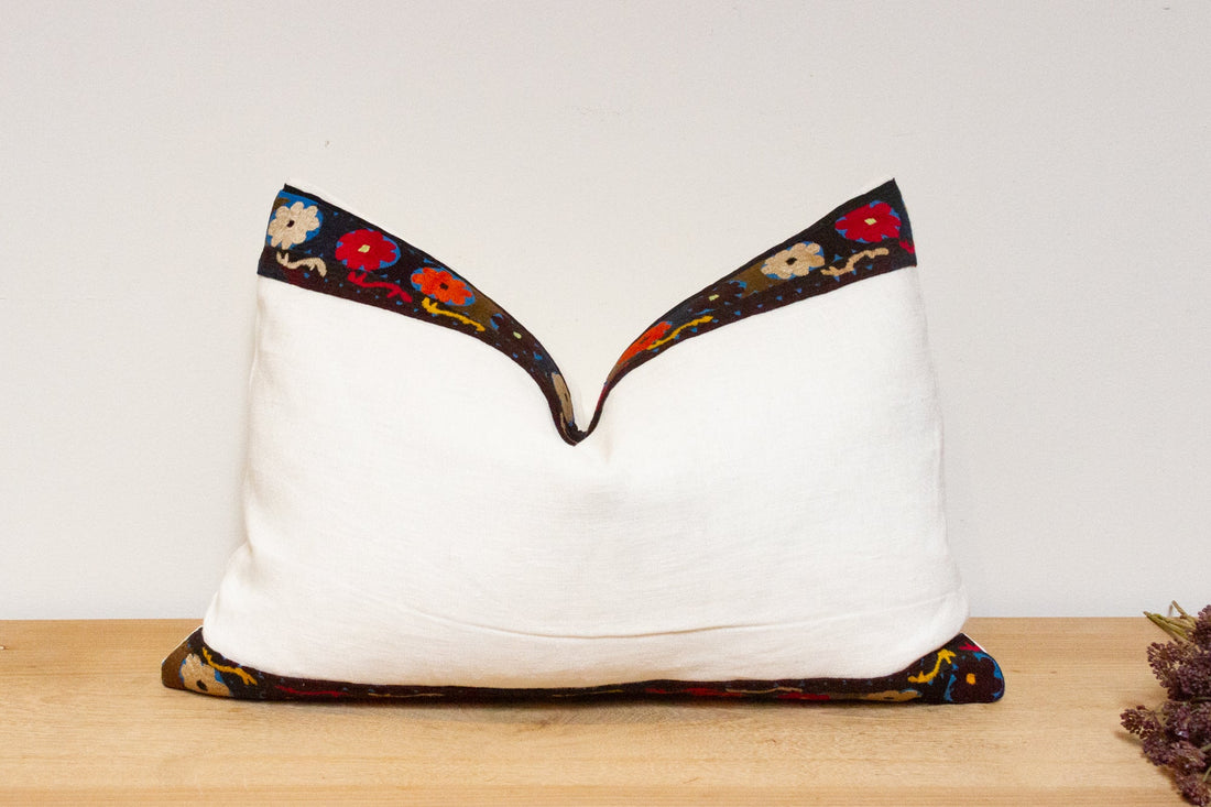 Azar Antique Lakai Tribe Linen Pillow