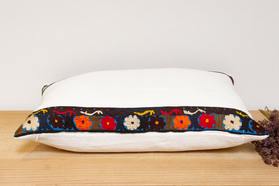 Azar Antique Lakai Tribe Linen Pillow
