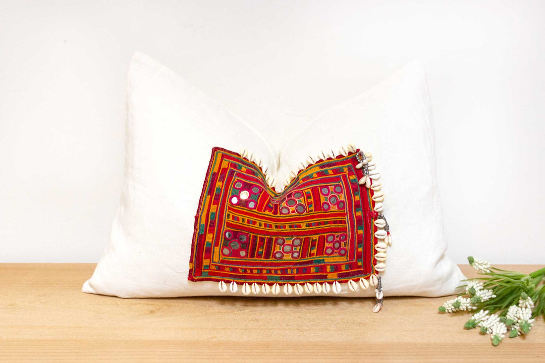 Haro Himalayas Tribal Antique Linen Pillow