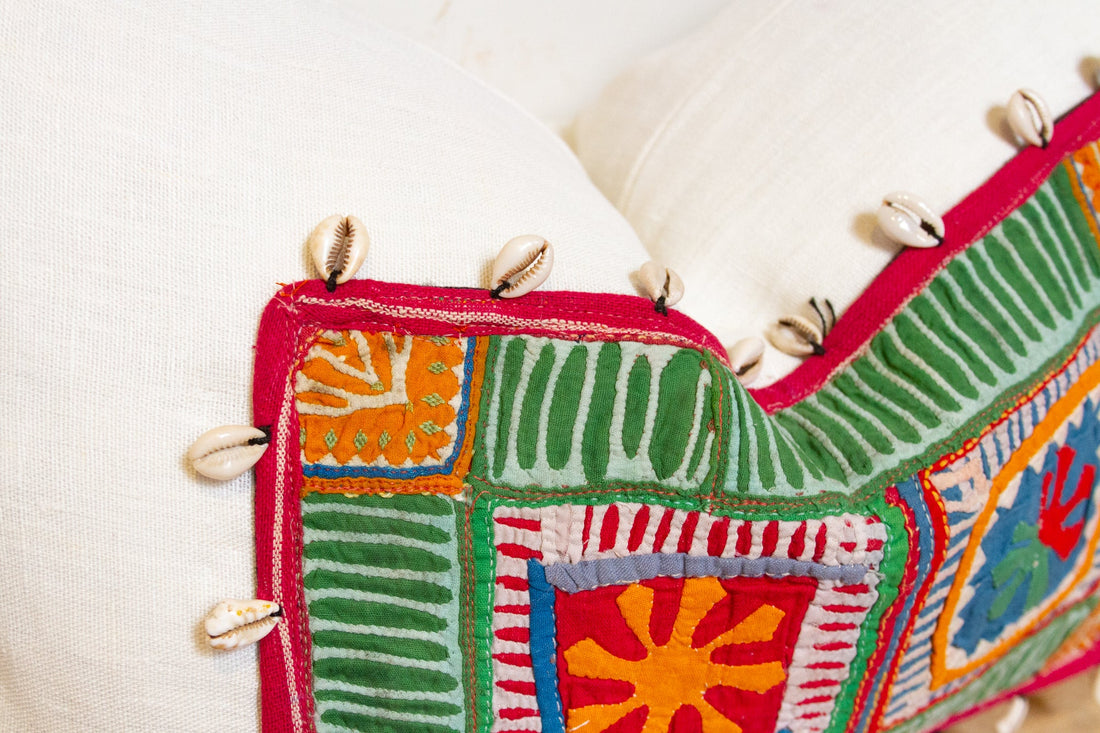 Bhamala Himalayas Tribal Antique Linen Pillow