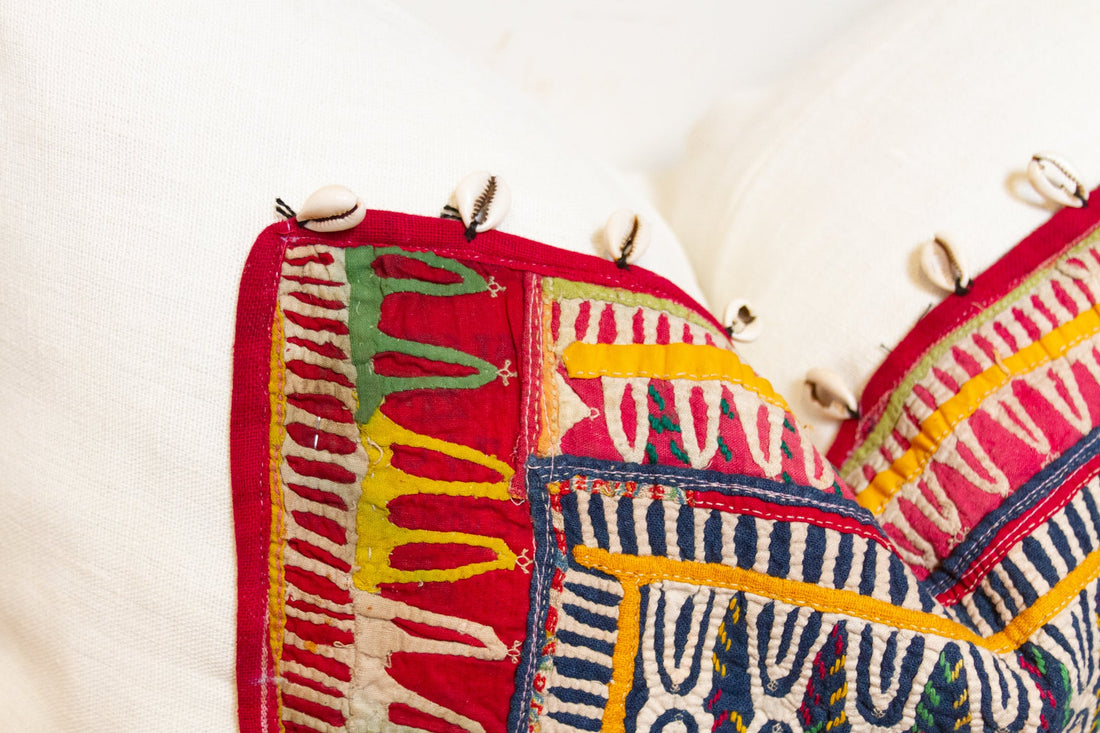 Tial Himalayas Tribal Antique Linen Pillow