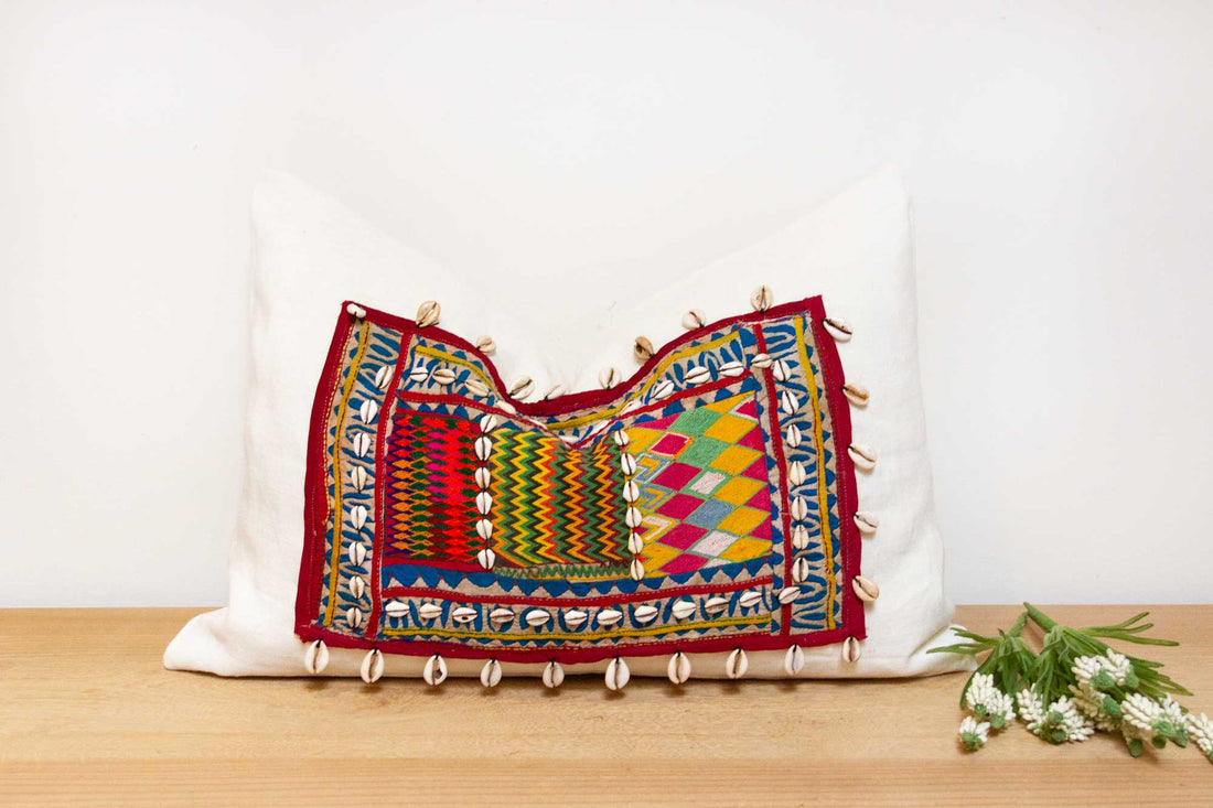 Tarbela Himalayas Tribal Antique Linen Pillow